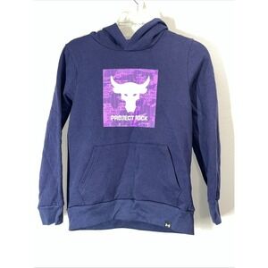 Boy's Youth Under Armour UA Project Rock Dwayne Johnson Loose‎ Fit Hoodie